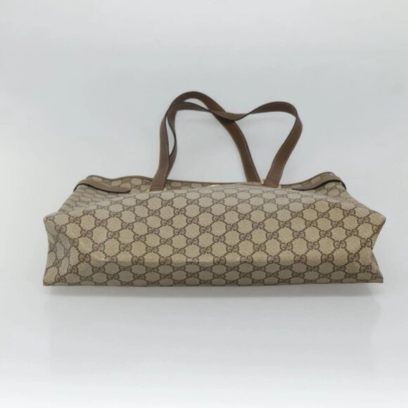 GUCCI GG Supreme Tote Bag PVC Beige Gold 39 02 061 Auth ep9449 - Picture 7 of 16